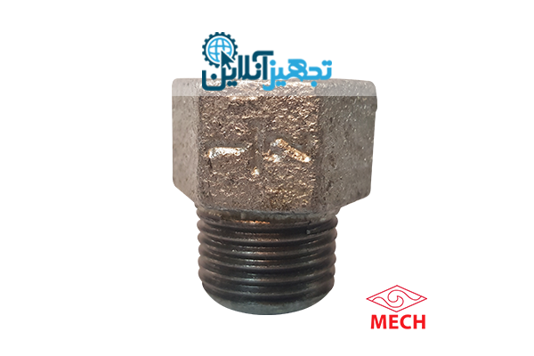 روپچ توپیچ  کوتاه گالوانیزه 1/2 اینچ مک